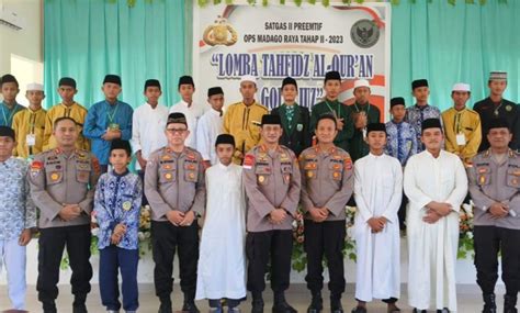 Satgas Madago Raya Gelar Lomba Tahfidz Al Qur An Dan Lomba Ceramah Di