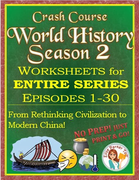 Distance Learning Crash Course World History Entire Season Bundle