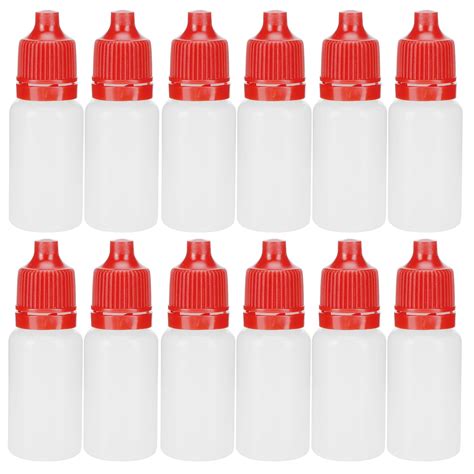 50 Pack 10ml Portable Eye Drop Bottles Empty Squeezable Containers