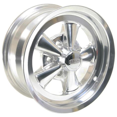 Cragar Ss 1 Piece Aluminum Polished Wheel 15x7 5x475 Bc Set Of 4