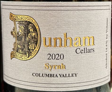 2020 Dunham Cellars Syrah USA Washington Columbia Valley CellarTracker