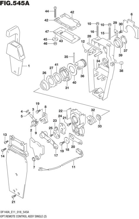 OPT Remote Control Assy Single 2 Precision Marine