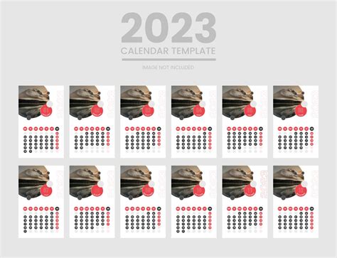 Premium Vector Desk Calendar 2023