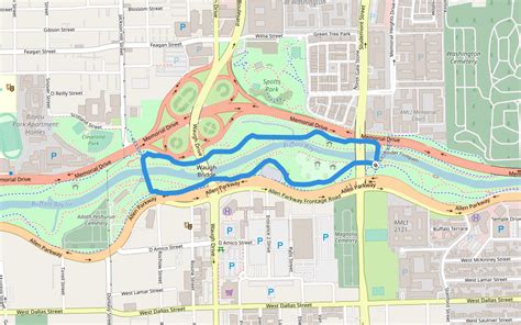 Buffalo Bayou Houston Map Gratia Georgianne