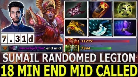 SUMAIL Randomed Legion Commander Vs MC Nature Prophet 18 Min End