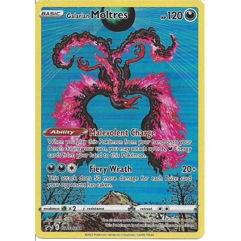 Pokemon Trading Card Game Swsh Galarian Moltres Black Star Promo