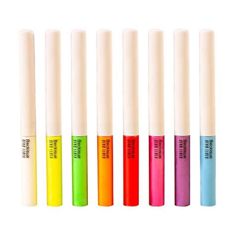 Makeup Of Blekii Set Smudgeproof Glow Colors 8 Liquid Fluorescent Water Neon Face Eyeliner