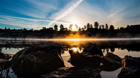 Sonnenaufgang Wolga Fluss Nebel Kostenloses Foto Auf Pixabay Pixabay