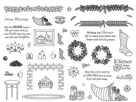 CLEAR STAMP Merry Christmas DIY Scrapbook Card Album Paper Craft