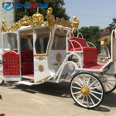 Exported European Royal Horse Drawn Carriage Wedding Electric Horse