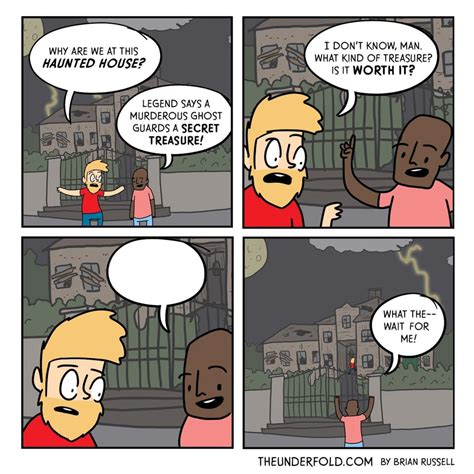 Haunted House Meme Template [Comic by Brian Russell] : MemeTemplatesOfficial