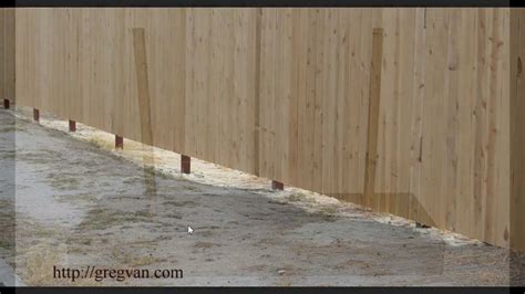 Problems With Uneven Ground And Straight Fences Landscaping And