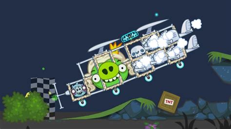 Bad Piggies Flight In The Night Walkthrough With Zombie Piggies And