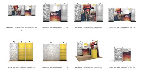 Retail Pop Up Store Merchandiser Kits Best Tradeshow Display