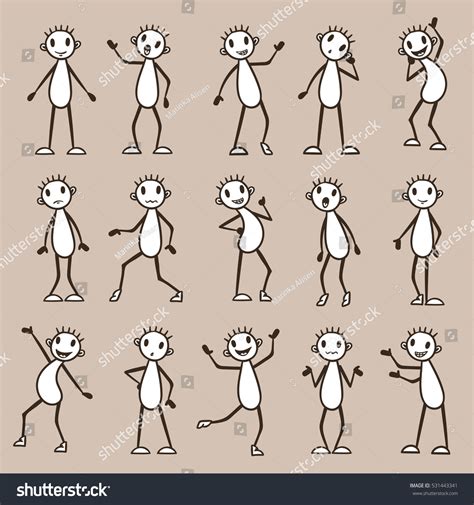 1,086 Stick Figure Surprised Images, Stock Photos & Vectors | Shutterstock