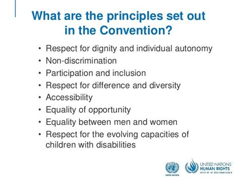 United Nations Convention On The Rights Of Persons With Disabilities