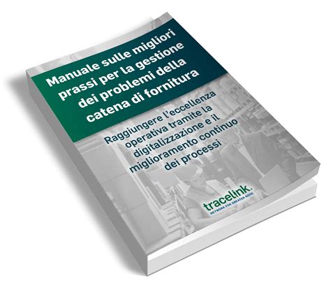 Manuale Sulle Migliori Prassi Per La Gestione Dei Problemi Alla Catena