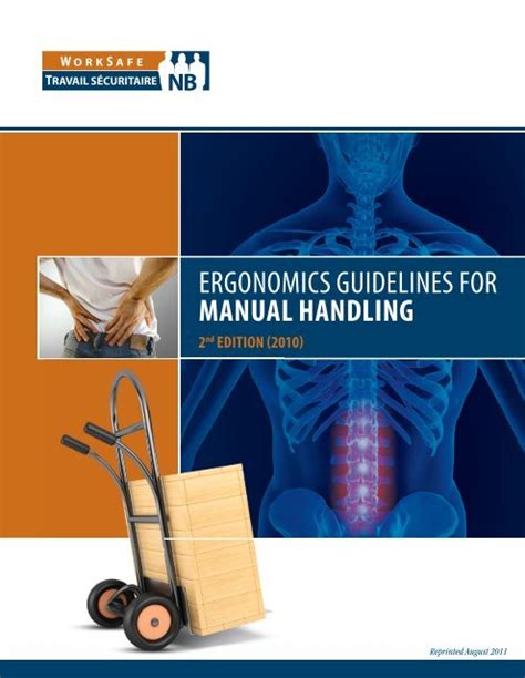 ERGONOMICS GUIDELINES FOR MANUAL HANDLING