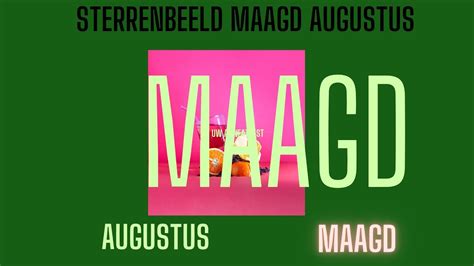 Sterrenbeeld Maagd Augustus Youtube