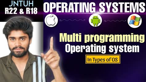 Multi Programming Operating System JNTUH OS Unit 1 Btech Os Classes