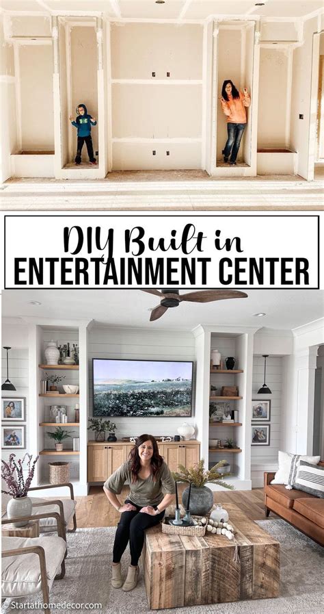 Create an Elegant DIY Built-in Entertainment Center