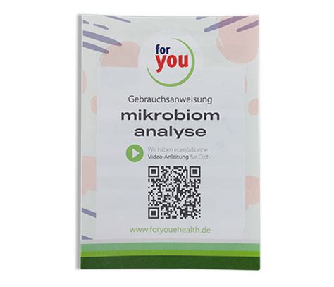 Mikrobiomanalyse For You EHealth