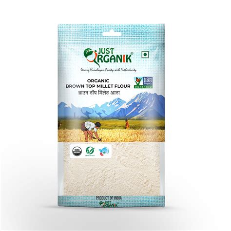 Brown Top Millet Flour - Just Organik