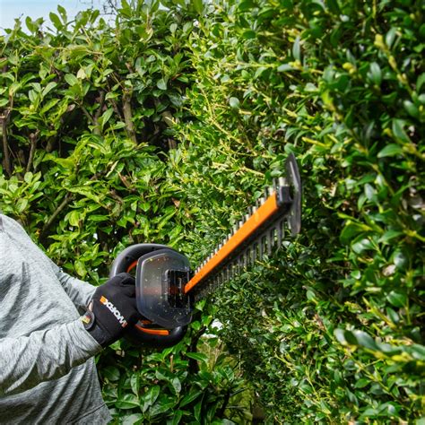 Worx Nitro V Wg E Cordless Brushless Hedge Trimmer Homebase