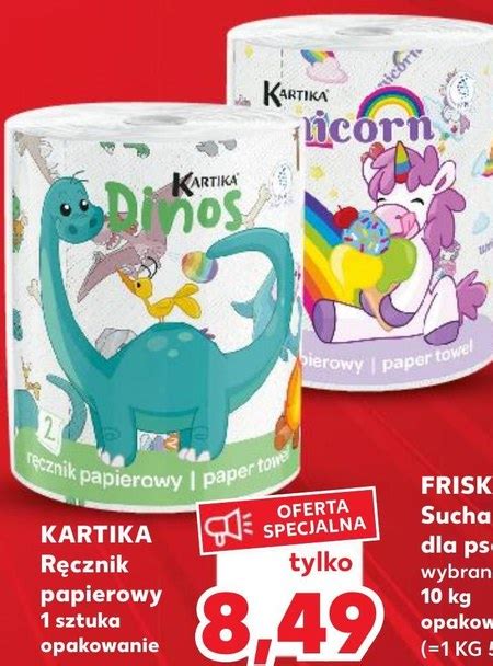 Ręcznik papierowy Kartika promocja Kaufland Ding pl