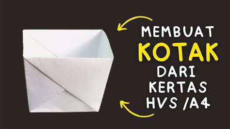 Cara Nak Buat Origami Kotak Kertas