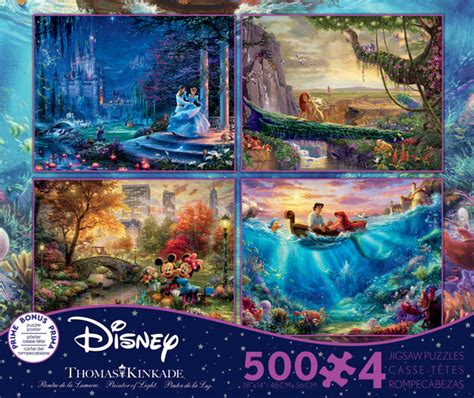 Thomas Kinkade Disney - Multipack - 4 in1 Puzzles – Ceaco.com