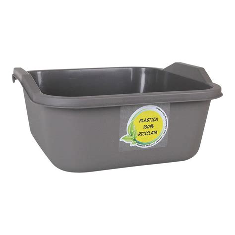 Bassine Eco idea Carré Plastique 34 x 34 x 14 cm Leroy Merlin