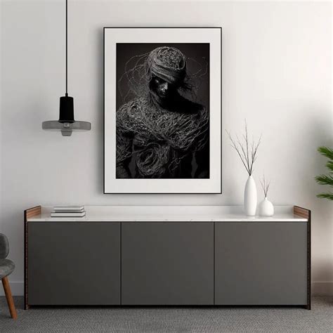 Black and White Digital Download Ai Art Printable Ai Art - Etsy