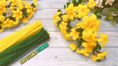 DIY Easy Pipe Cleaner Flowers How To Make Beautiful Flowers From