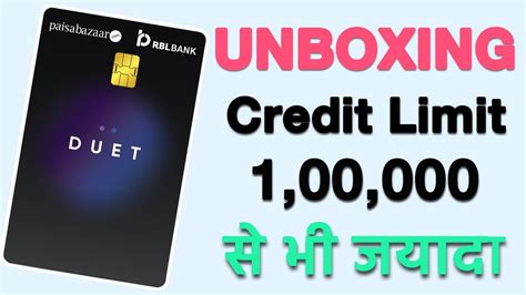 Paisabazaar RBL Bank Duet Card Unboxing Review RBL Bank Paisabazaar