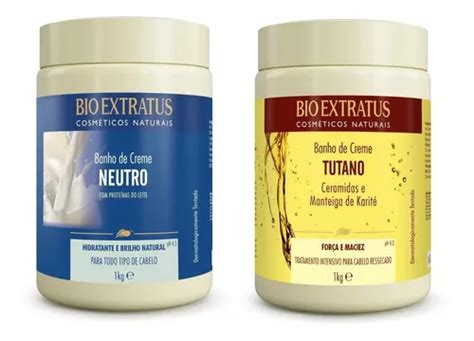 Kit De Banhos De Creme Bio Extratus X Kg Tutano Neutro Frete Gr Tis