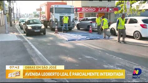 Mudanças no trânsito Avenida Leoberto Leal parcialmente interditada em