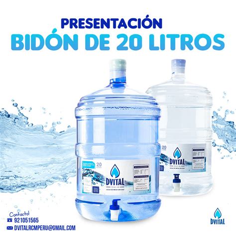 Agua De Mesa Bidón 20 Litros Con Caño Agua Venta De Agua De Mesa En