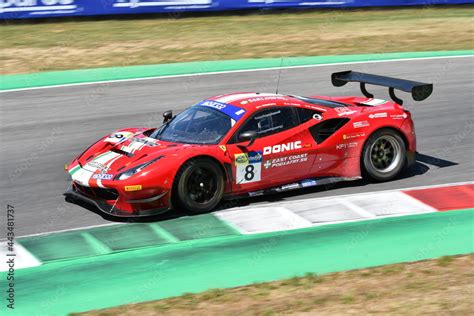 Scarperia It July Ferrari Gt Evo Of Team Af Corse Drive