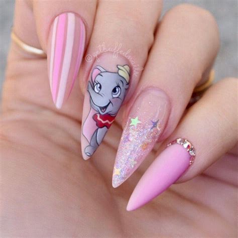 Pin By Judy Melissa On Nails Disney Acrylic Nails Acrylic Nails