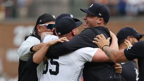 Tigers No Hitter Detroit Starter Matt Manning Two Relievers Combine