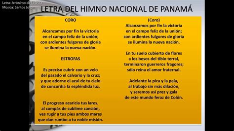 Himno Nacional de Panamá - YouTube