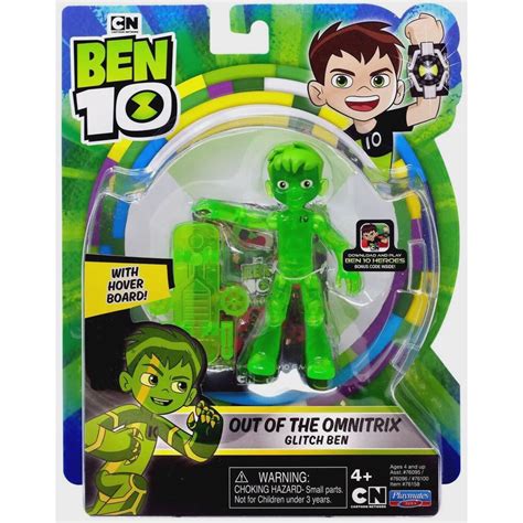 Figuras De A O Ben Boneco Glitch Ben Fora Do Omnitrix Original