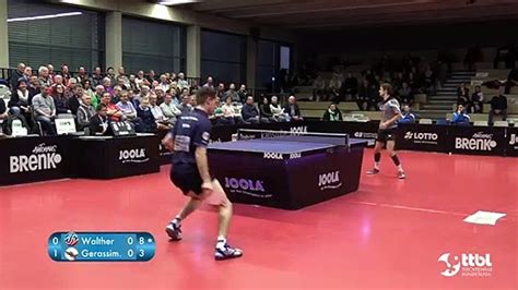 Ricardo Walther Vs Kirill Gerassimenko TTBL Selected Dailymotion Video