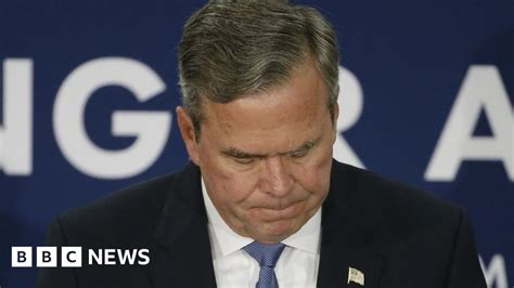 Us Election 2016 Jeb Bush Drops Out Of Republican Race Bbc News