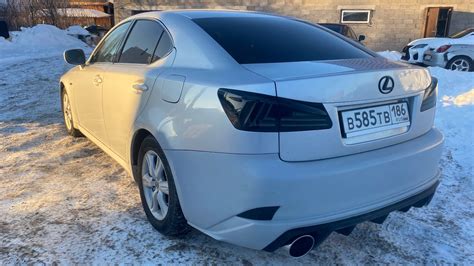 Установка заднего бампера 585 ис250 - YouTube