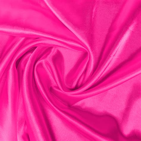 Cerise Polyester Satin Metre Roll