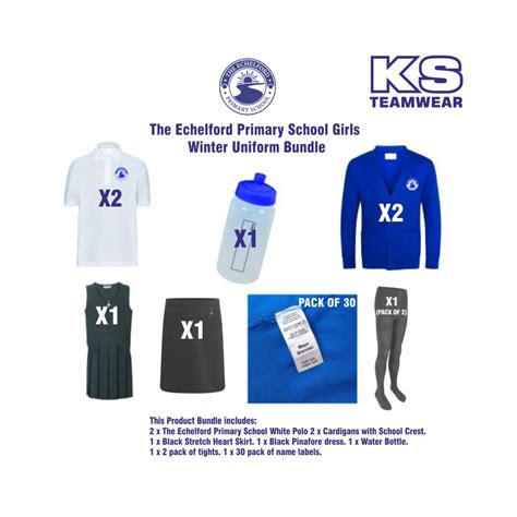 The Echelford Primary School Girls Winter Uniform Bundle (Early Years ...