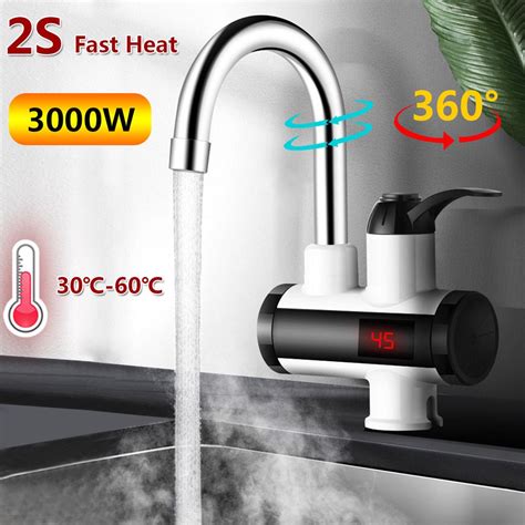 Buy W Faucet Cold And Hot Water Mixer S Fast Heat Degree