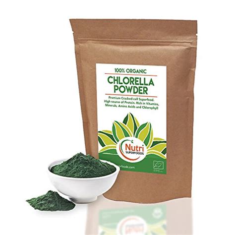 Chlorella Powder Organic High Chlorophyll Cracked Cell Vegan Plant